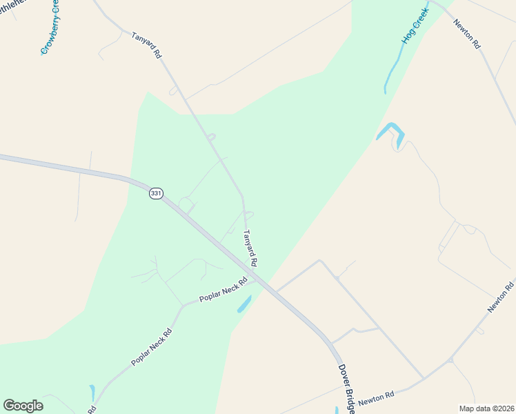 map of restaurants, bars, coffee shops, grocery stores, and more near 22650 Tanyard Road in Preston