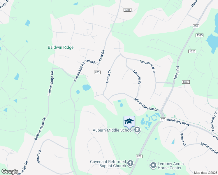 map of restaurants, bars, coffee shops, grocery stores, and more near 6903 Emma Court in Warrenton