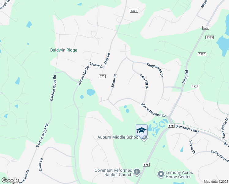 map of restaurants, bars, coffee shops, grocery stores, and more near 6903 Emma Court in Warrenton