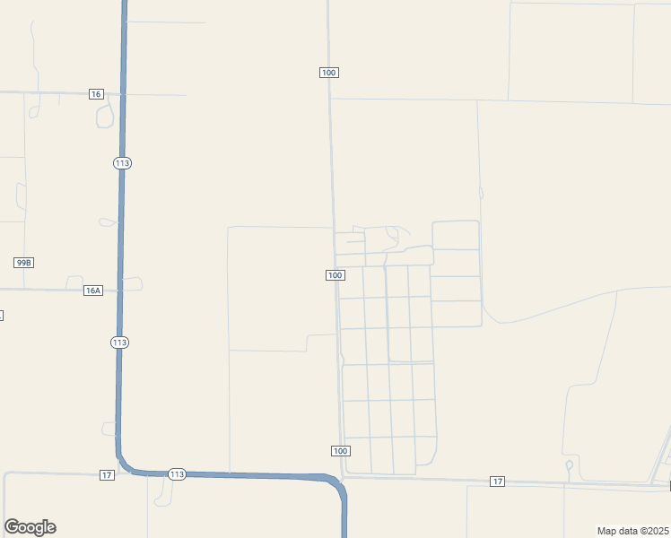 map of restaurants, bars, coffee shops, grocery stores, and more near 13459 County Road 100 in Woodland