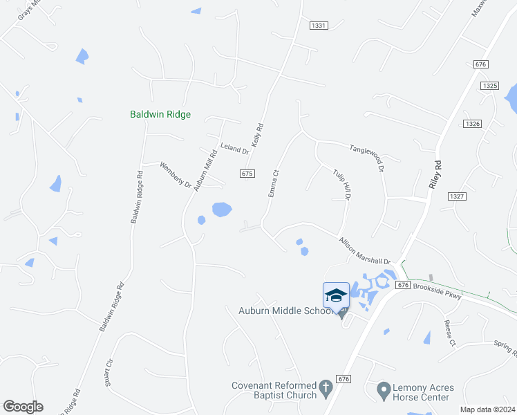 map of restaurants, bars, coffee shops, grocery stores, and more near 6904 Emma Court in Warrenton