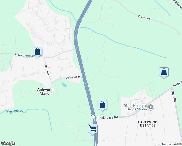 map of restaurants, bars, coffee shops, grocery stores, and more near 2991 Cedarwood Lane in Dunkirk