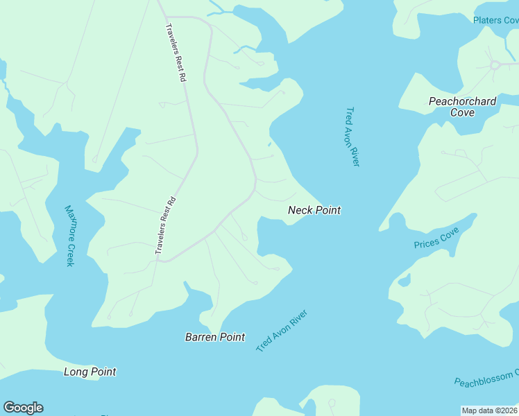 map of restaurants, bars, coffee shops, grocery stores, and more near 6900 Travelers Rest Circle in Easton