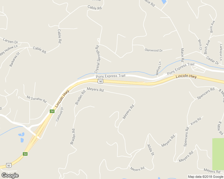 map of restaurants, bars, coffee shops, grocery stores, and more near 3149 Meyers Road in Camino