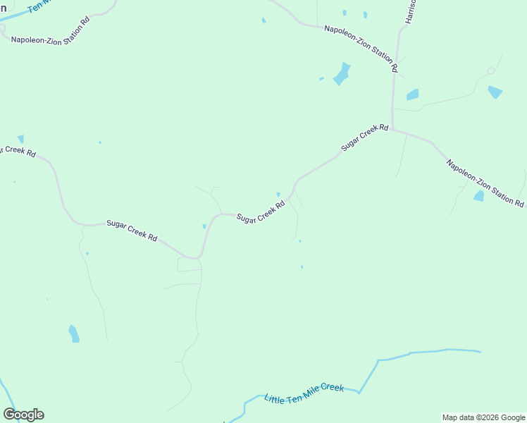 map of restaurants, bars, coffee shops, grocery stores, and more near 575 Sugar Creek Road in Dry Ridge