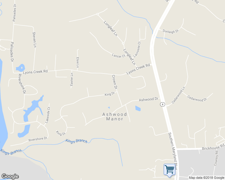 map of restaurants, bars, coffee shops, grocery stores, and more near 3401 King Drive in Dunkirk