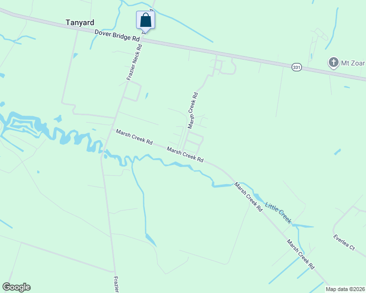 map of restaurants, bars, coffee shops, grocery stores, and more near 21124 Marsh Creek Road in Preston