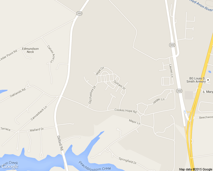 map of restaurants, bars, coffee shops, grocery stores, and more near 28681 Emanuel Street in Easton