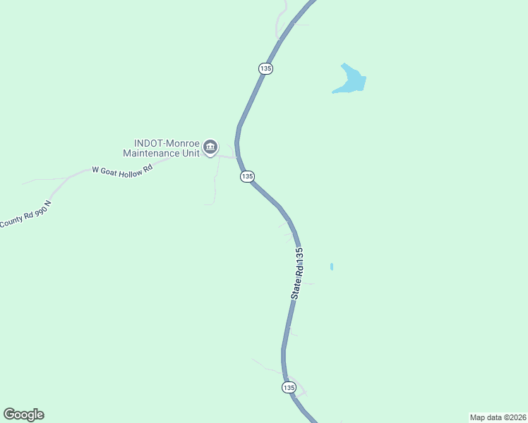 map of restaurants, bars, coffee shops, grocery stores, and more near 9768 Indiana 135 in Vallonia