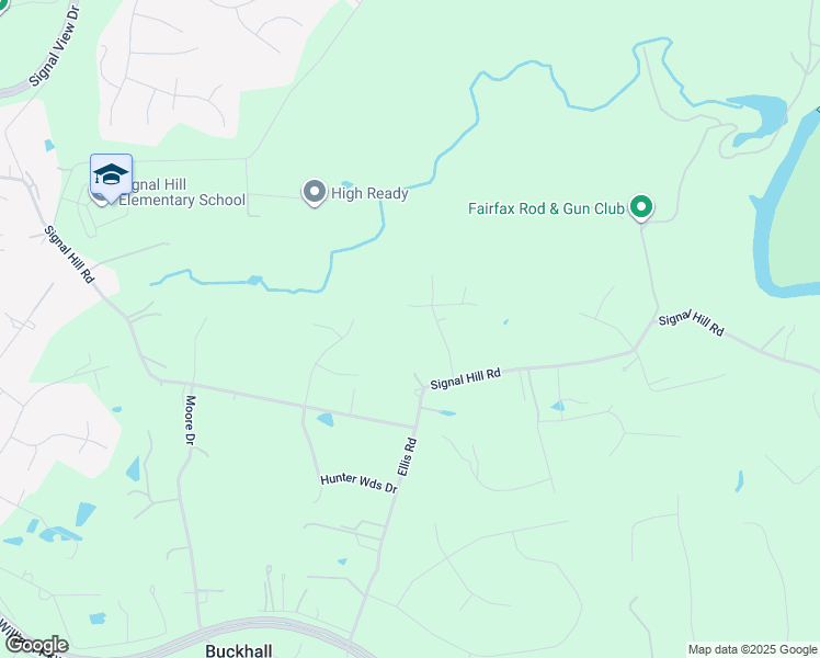 map of restaurants, bars, coffee shops, grocery stores, and more near 7285 Ruddle Court in Manassas