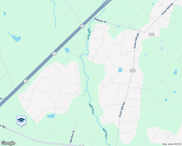 map of restaurants, bars, coffee shops, grocery stores, and more near 6916 Mill Valley Drive in Warrenton