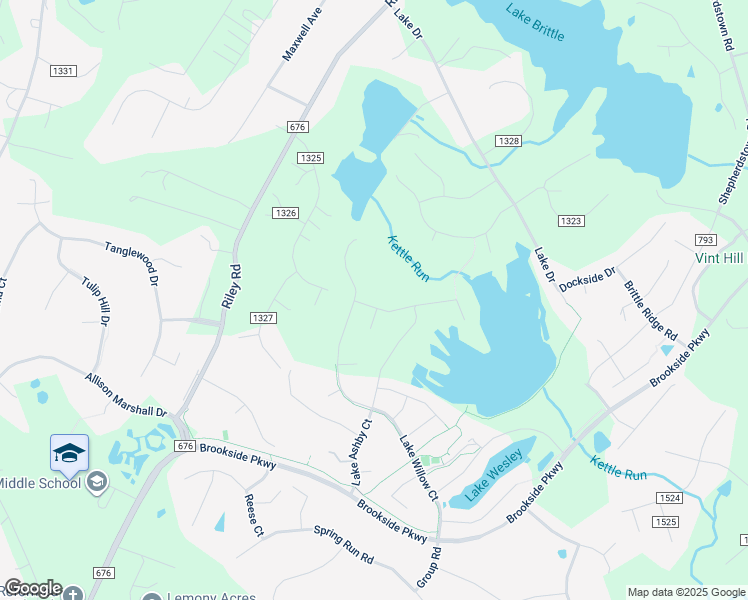 map of restaurants, bars, coffee shops, grocery stores, and more near 4811 Point Road in Warrenton