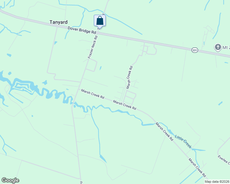 map of restaurants, bars, coffee shops, grocery stores, and more near 21124 Marsh Creek Road in Preston