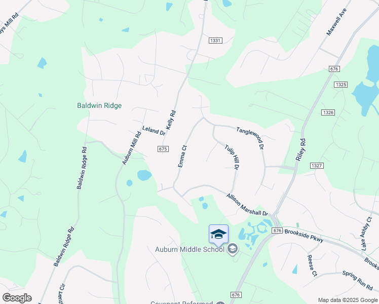 map of restaurants, bars, coffee shops, grocery stores, and more near 6871 Emma Court in Warrenton