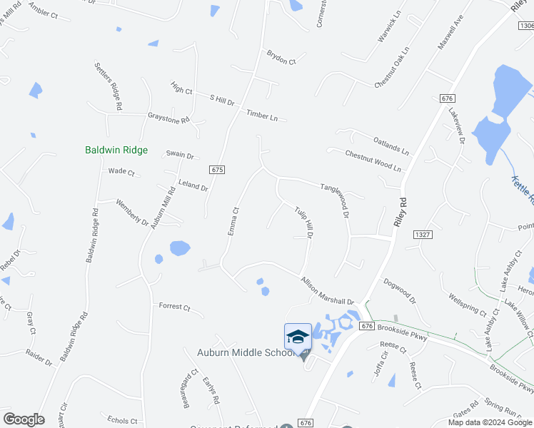 map of restaurants, bars, coffee shops, grocery stores, and more near 7112 Jocelyn Court in Warrenton