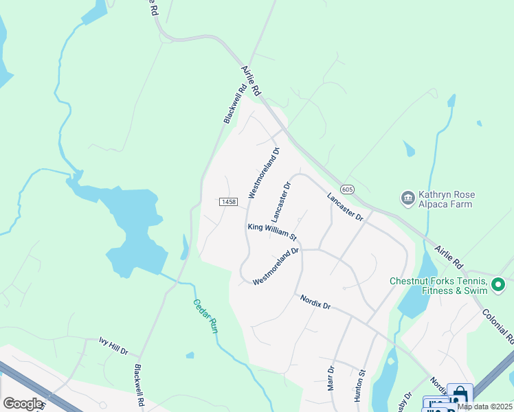 map of restaurants, bars, coffee shops, grocery stores, and more near 7117 Westmoreland Drive in Warrenton