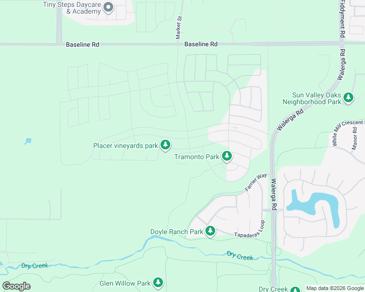 map of restaurants, bars, coffee shops, grocery stores, and more near 4860 Royal Lily Ave in Roseville