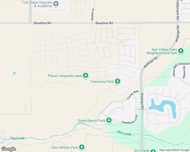 map of restaurants, bars, coffee shops, grocery stores, and more near 4860 Royal Lily Ave in Roseville