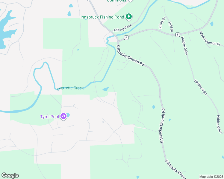 map of restaurants, bars, coffee shops, grocery stores, and more near 23456 South Stracks Church Road in Wright City