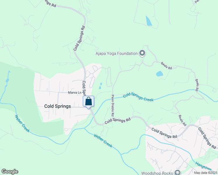 map of restaurants, bars, coffee shops, grocery stores, and more near Upper Lakeview in Placerville