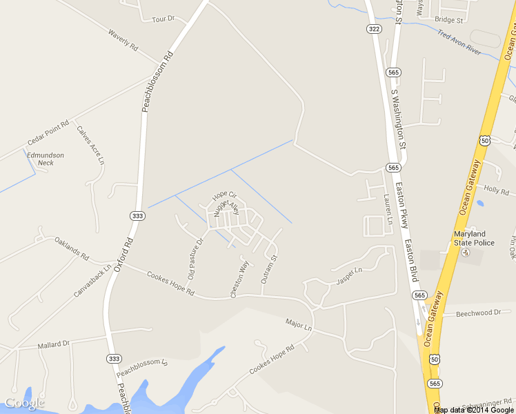 map of restaurants, bars, coffee shops, grocery stores, and more near 28751 Emanuel Street in Easton
