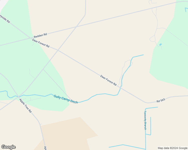 map of restaurants, bars, coffee shops, grocery stores, and more near 12466 Deer Forest Road in Bridgeville