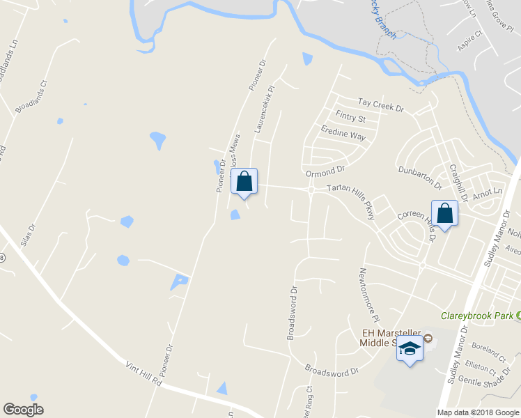 map of restaurants, bars, coffee shops, grocery stores, and more near 9516 Dunblane Ct in Bristow