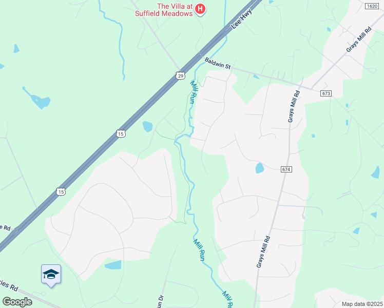 map of restaurants, bars, coffee shops, grocery stores, and more near 6904 Mill Valley Drive in Warrenton