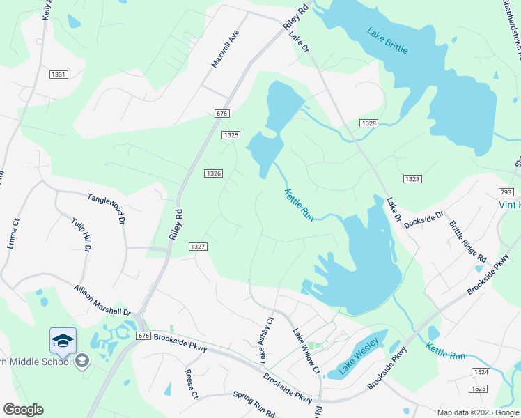 map of restaurants, bars, coffee shops, grocery stores, and more near 7470 Lake Willow Court in Warrenton