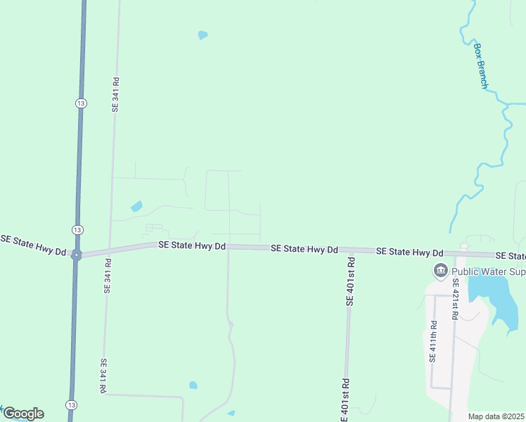 map of restaurants, bars, coffee shops, grocery stores, and more near 357 Southeast State Highway Dd in Warrensburg