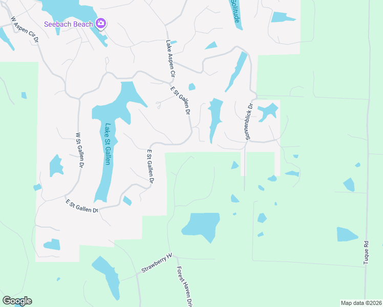 map of restaurants, bars, coffee shops, grocery stores, and more near 23443 Forest Haven Drive in Wright City