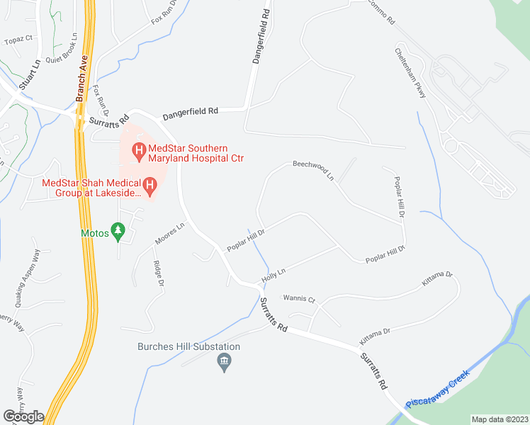 map of restaurants, bars, coffee shops, grocery stores, and more near 8005 Beechwood Lane in Clinton