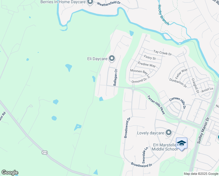 map of restaurants, bars, coffee shops, grocery stores, and more near 13795 Tartan Hills Parkway in Bristow
