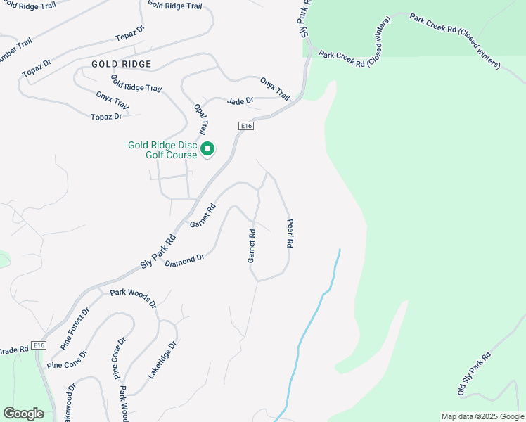 map of restaurants, bars, coffee shops, grocery stores, and more near 3892 Garnet Road in Pollock Pines