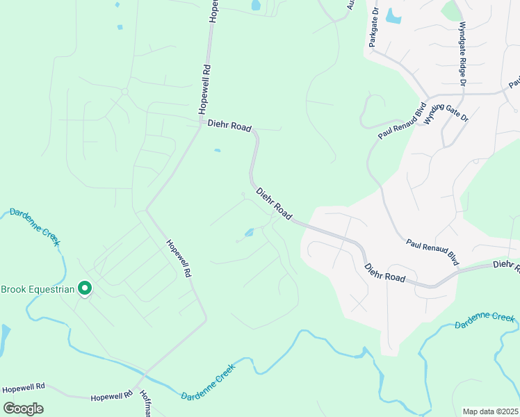 map of restaurants, bars, coffee shops, grocery stores, and more near 1400 Diehr Road in Wentzville