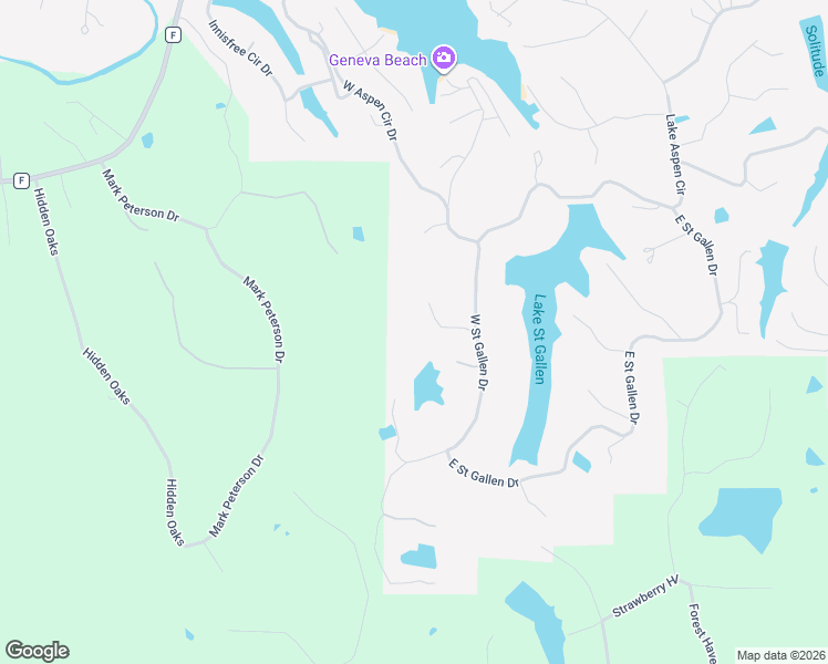 map of restaurants, bars, coffee shops, grocery stores, and more near 633 Wunderbar Point Drive in Innsbrook
