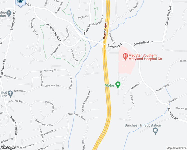 map of restaurants, bars, coffee shops, grocery stores, and more near 7402 Serenade Circle in Clinton