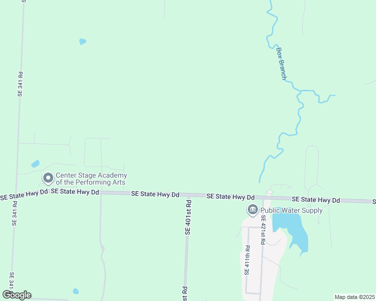 map of restaurants, bars, coffee shops, grocery stores, and more near 399 Southeast State Highway Dd in Warrensburg