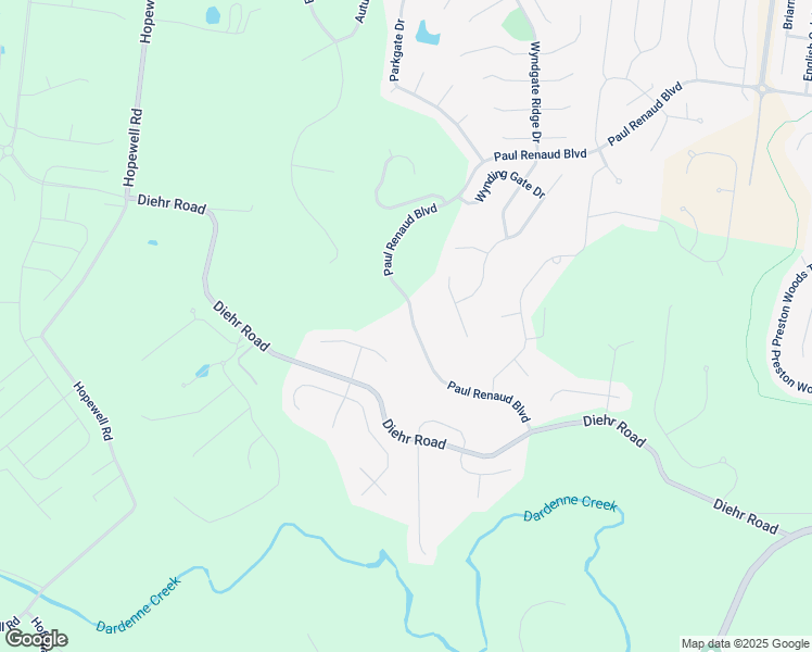 map of restaurants, bars, coffee shops, grocery stores, and more near 2043 Paul Renaud Boulevard in Lake Saint Louis