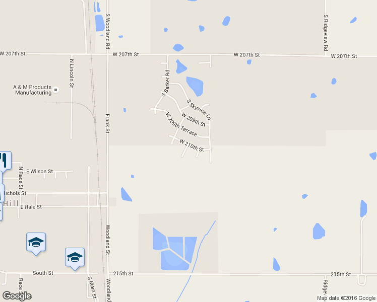 map of restaurants, bars, coffee shops, grocery stores, and more near 21013 Cooper Street in Spring Hill