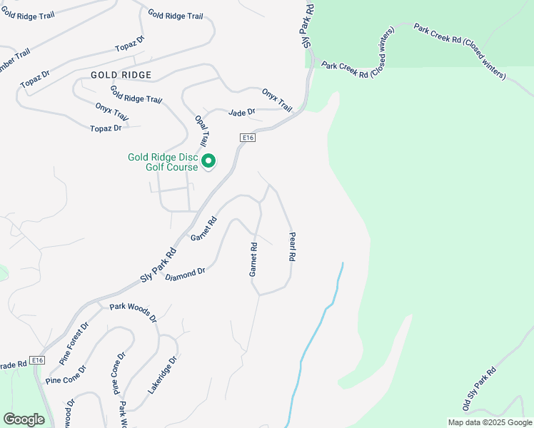 map of restaurants, bars, coffee shops, grocery stores, and more near 3892 Garnet Road in Pollock Pines