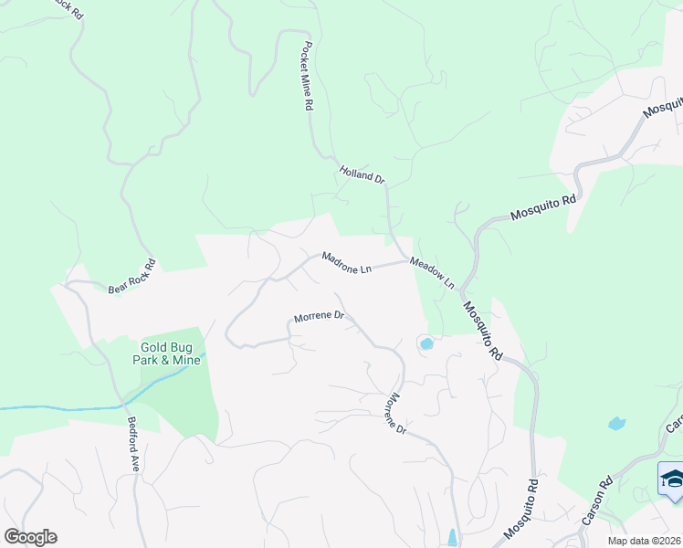 map of restaurants, bars, coffee shops, grocery stores, and more near 2449 Giovanni Drive in Placerville