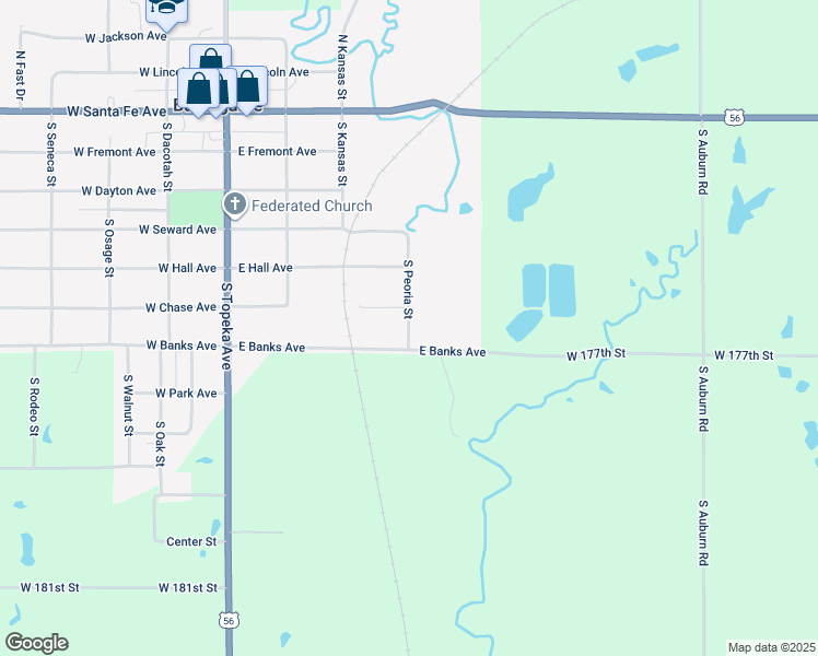map of restaurants, bars, coffee shops, grocery stores, and more near 625 South Peoria Street in Burlingame