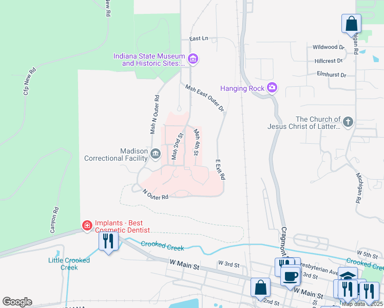 map of restaurants, bars, coffee shops, grocery stores, and more near 1130 Msh 4th Street in Madison