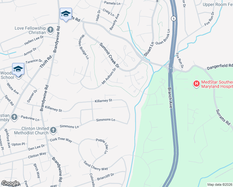 map of restaurants, bars, coffee shops, grocery stores, and more near 10406 Oursler Park Drive in Clinton
