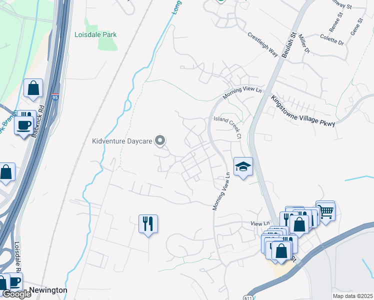 map of restaurants, bars, coffee shops, grocery stores, and more near 7712 Haynes Point Way in Alexandria