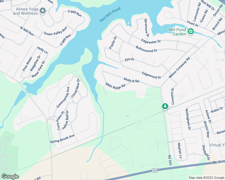 map of restaurants, bars, coffee shops, grocery stores, and more near 30830 Mills Ridge Road in Lewes