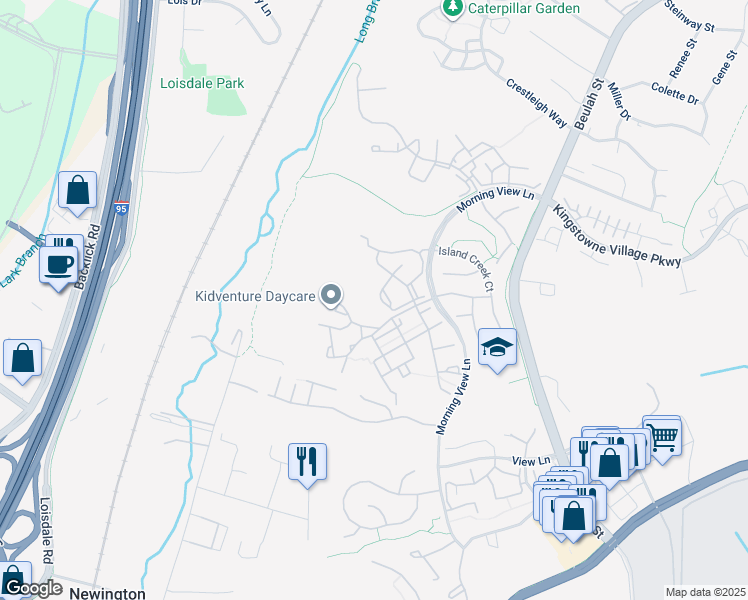 map of restaurants, bars, coffee shops, grocery stores, and more near 7708 Haynes Point Way in Alexandria