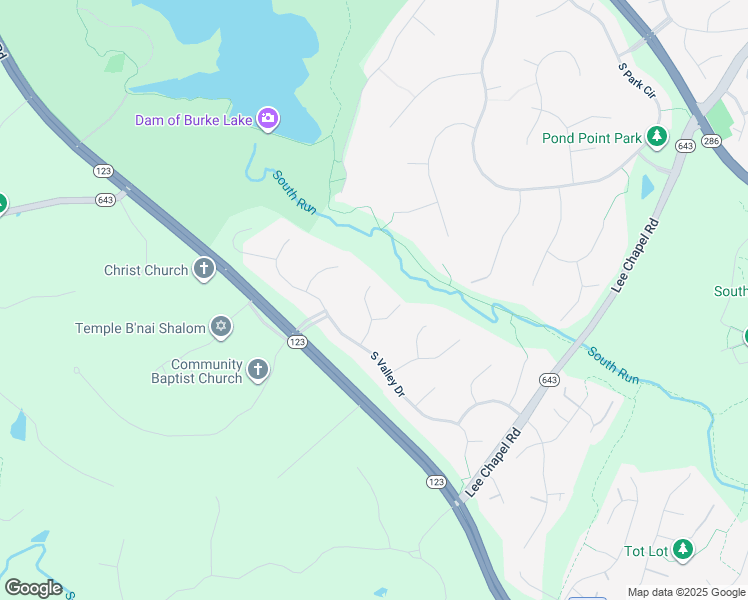 map of restaurants, bars, coffee shops, grocery stores, and more near 10000 Rough Run Court in Fairfax Station