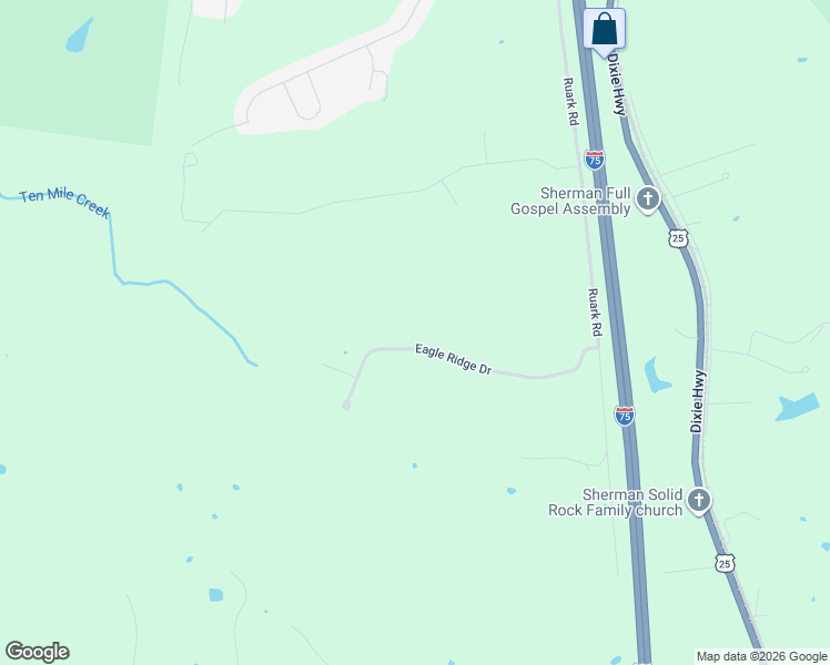 map of restaurants, bars, coffee shops, grocery stores, and more near 305 Eagle Ridge Drive in Dry Ridge